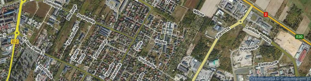 Zdjęcie satelitarne Madler Wandy ul.